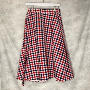 Vintage A-Line Wrap Skirt